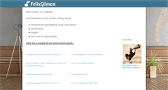 Desktop Screenshot of felixgilman.com